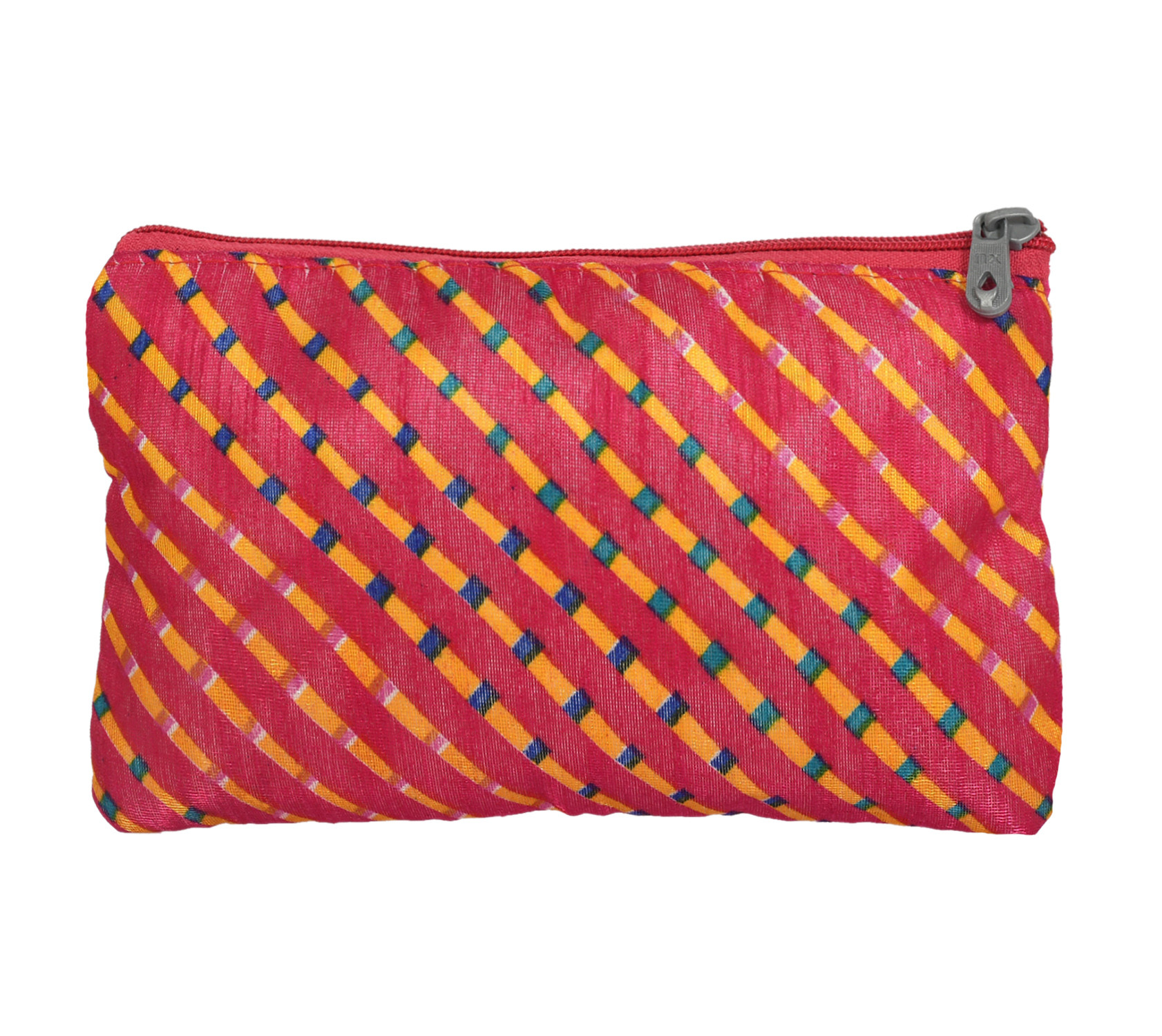 Kuber Industries Polyester Lining Print Purse For Woman/Girls Set Of 2 (Pink) 54KM4343