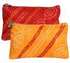 Kuber Industries Polyester Purse For Woman/Girl Set Of 2 (Yellow &amp; Red) 54KM4347