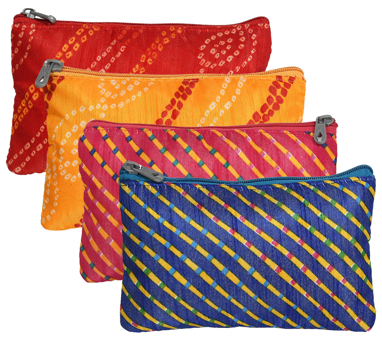 Kuber Industries Polyester Purse For Woman/Girl Set Of 4 (Multicolour) 54KM4349