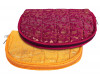 Kuber Industries Polyester Toiletry Organizer With 4 Transparent Poches &amp; 1 Extra Compartment,Zipper Closure,Pack of 2 (Yellow &amp; Pink)