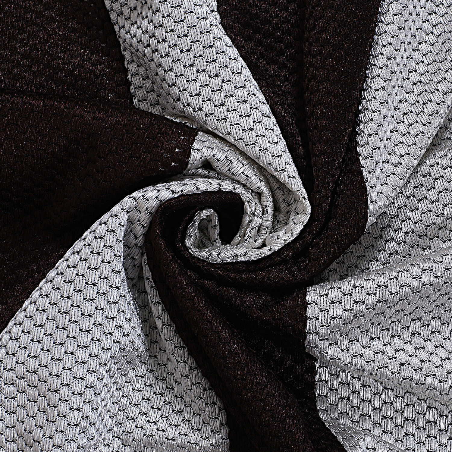 Kuber Industries Polyester Window Curtain 8 Eyelets,7 Feet (Brown) 54KM4323