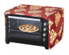 Kuber Industries Polyster Floral Printed Microwave Oven Cover,23 Ltr. (Maroon)-HS43KUBMART25939