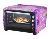 Kuber Industries Polyster Flower Printed Microwave Oven Cover,23 Ltr. (Pink)-HS43KUBMART25907