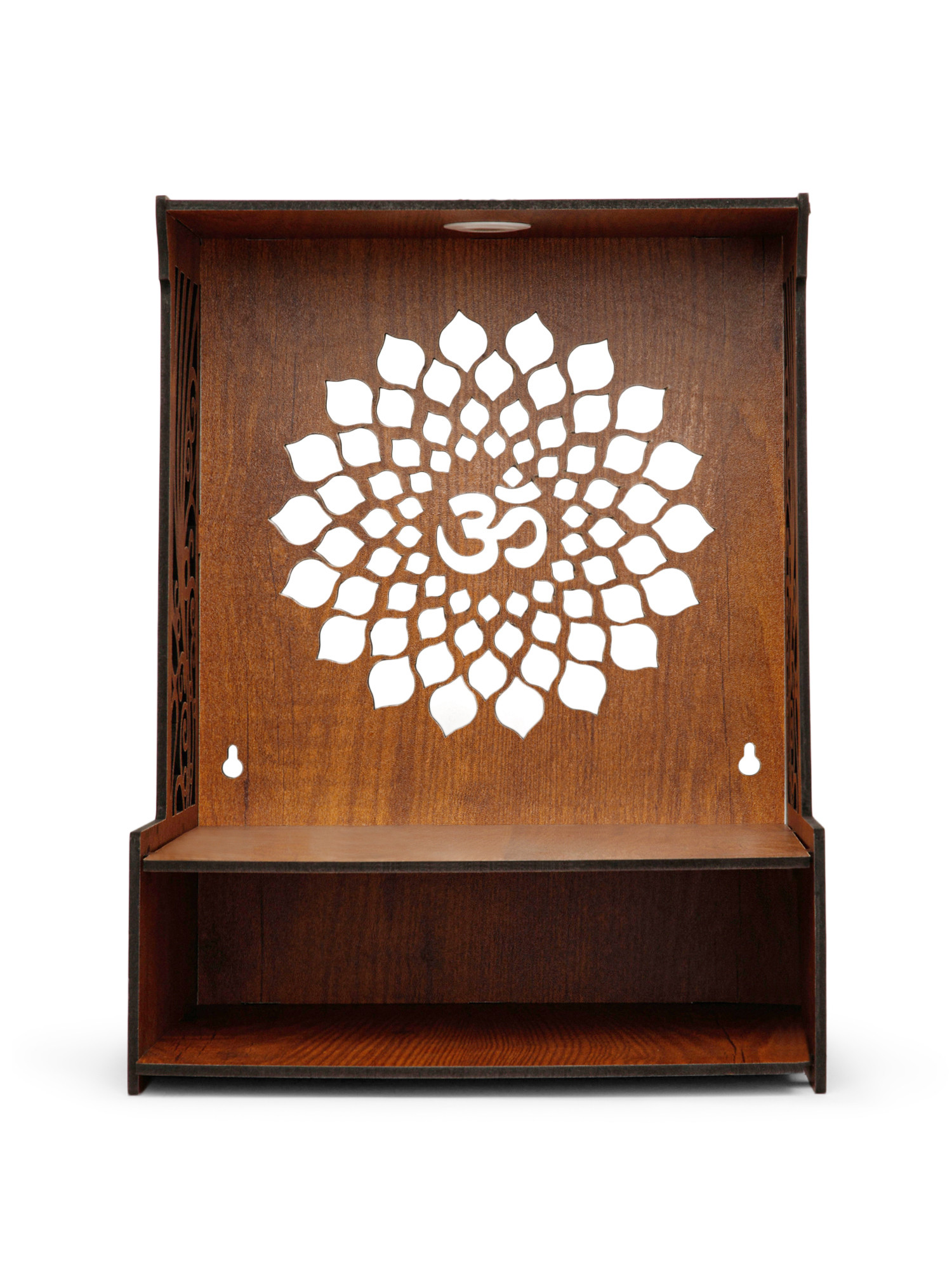Kuber Industries Pooja Mandir | Pooja Stand for Home | Temple for Home and Office | Wall Mounted Home Temple | Pooja Mandir Stand for Home | OM Temple | Grandapine