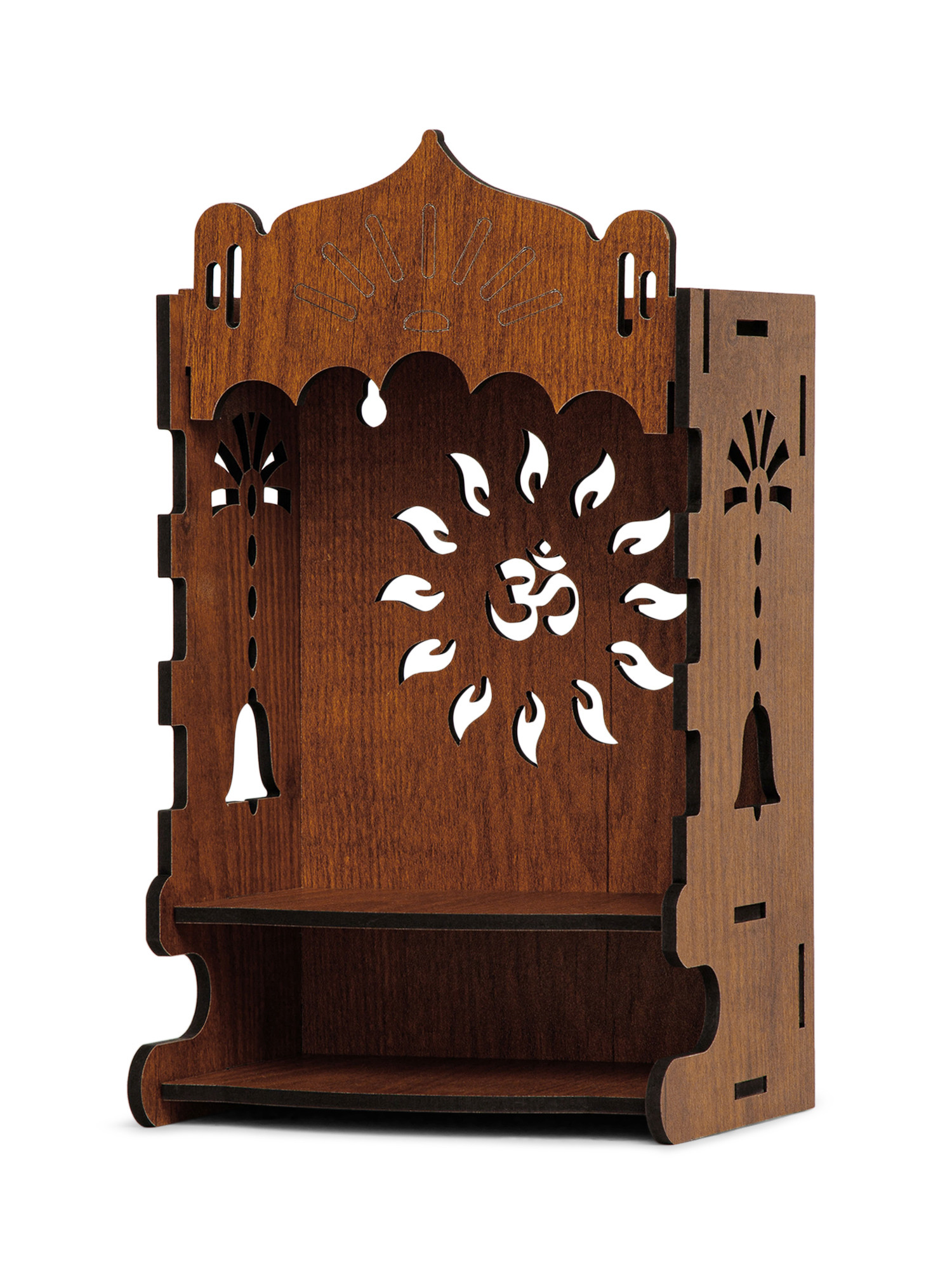 Kuber Industries Pooja Mandir | Pooja Stand for Home | Temple for Home and Office | Wall Mounted Home Temple | Pooja Mandir Stand for Home | Rudra Temple | Grandapine
