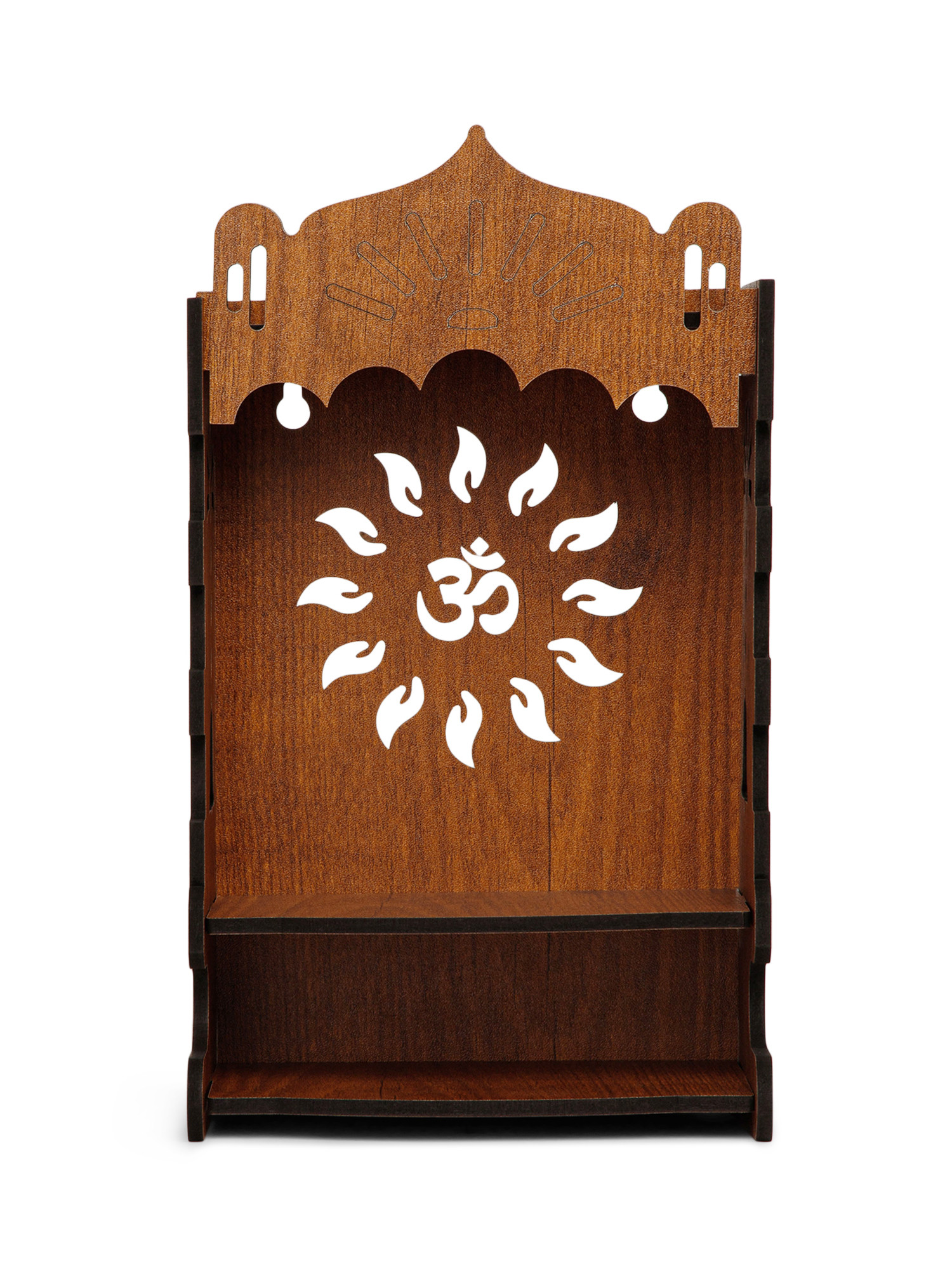 Kuber Industries Pooja Mandir | Pooja Stand for Home | Temple for Home and Office | Wall Mounted Home Temple | Pooja Mandir Stand for Home | Rudra Temple | Grandapine