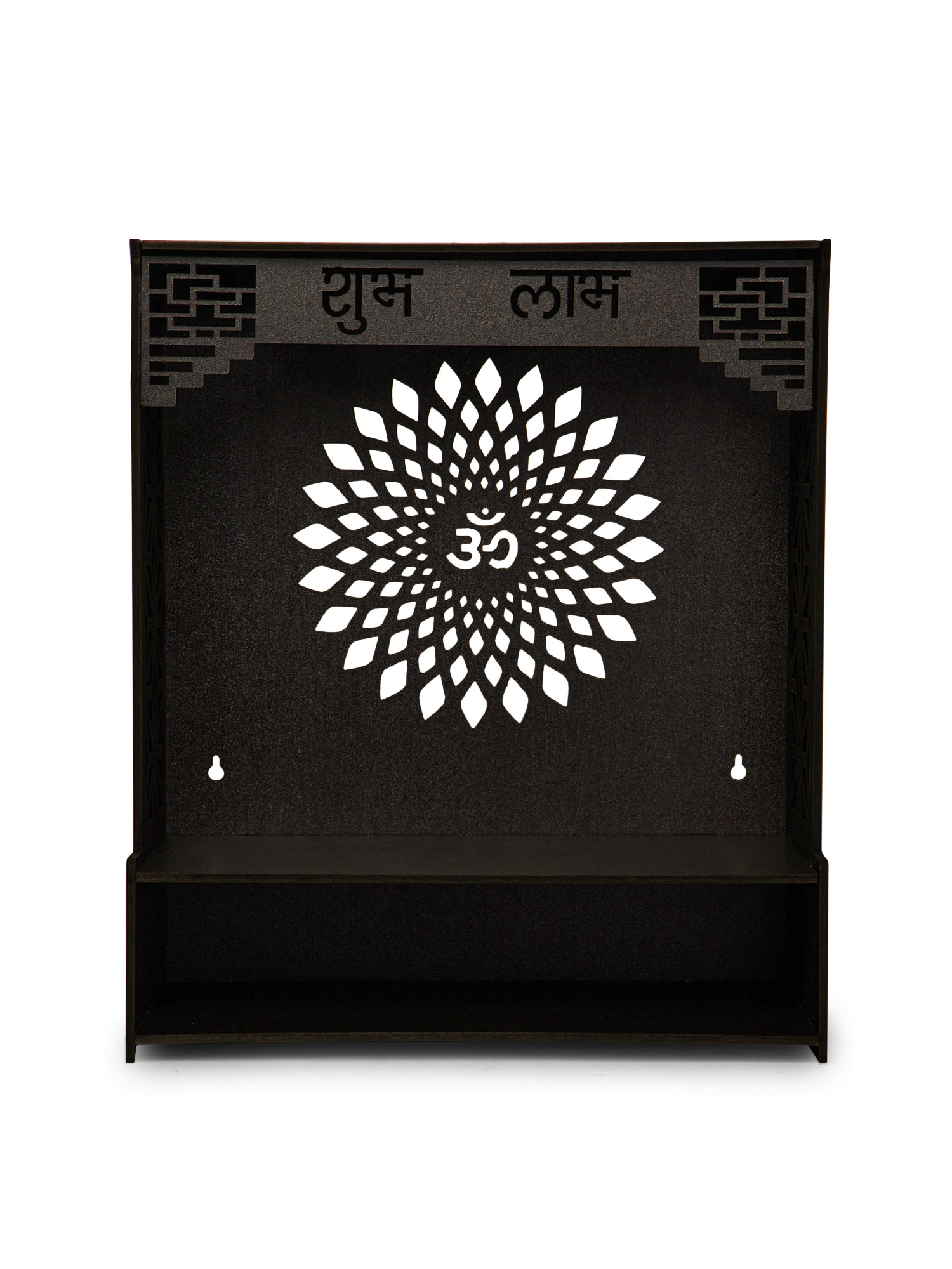 Kuber Industries Pooja Mandir | Pooja Stand for Home | Temple for Home and Office | Wall Mounted Home Temple | Pooja Mandir Stand for Home | Subh Labh Temple | Weinge