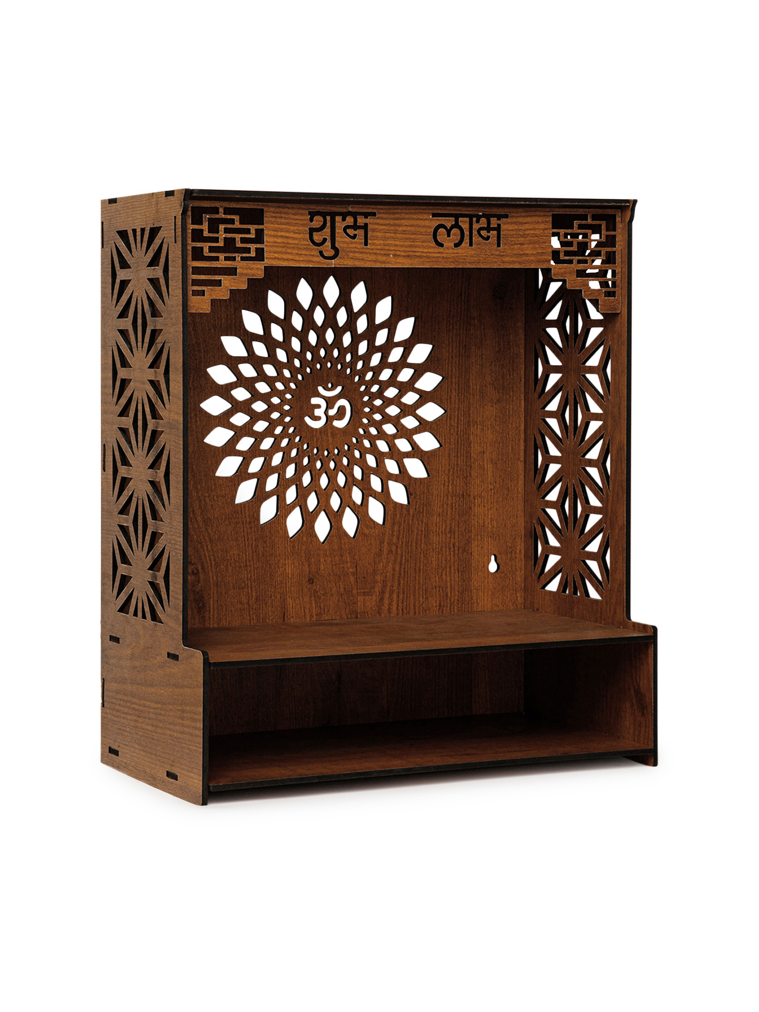 Kuber Industries Pooja Mandir | Pooja Stand for Home | Temple for Home and Office | Wall Mounted Home Temple | Pooja Mandir Stand for Home | Subh Labh Temple | Grandapine