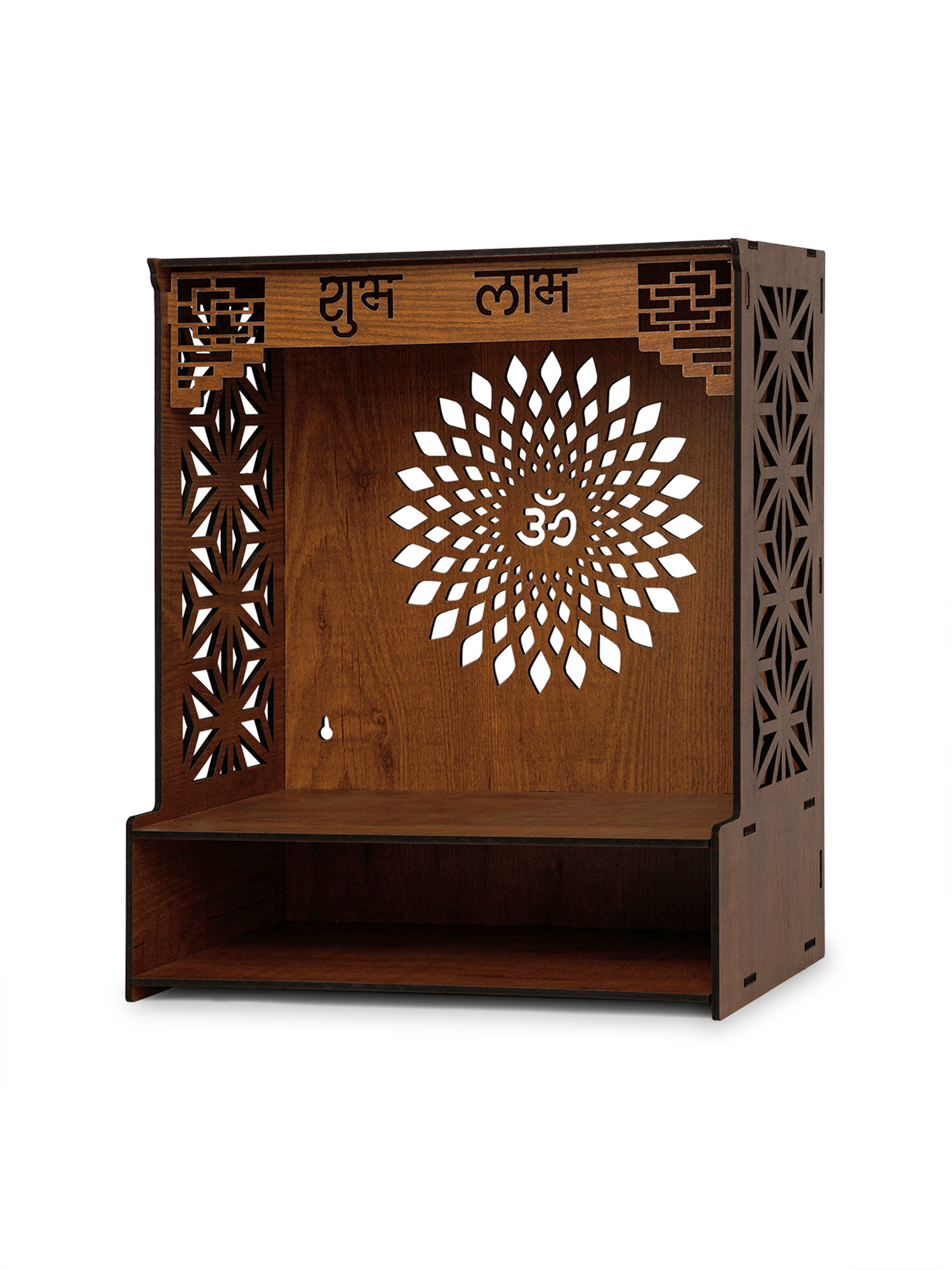 Kuber Industries Pooja Mandir | Pooja Stand for Home | Temple for Home and Office | Wall Mounted Home Temple | Pooja Mandir Stand for Home | Subh Labh Temple | Grandapine