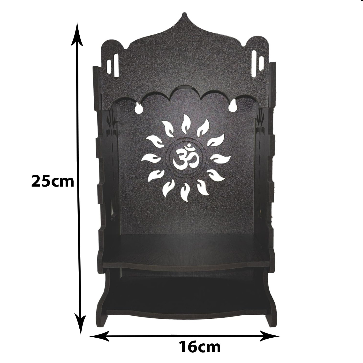 Kuber Industries Pooja Mandir | Pooja Stand for Home | Temple for Home and Office | Wall Mounted Home Temple | Pooja Mandir Stand for Home | Rudra Temple | Weinge