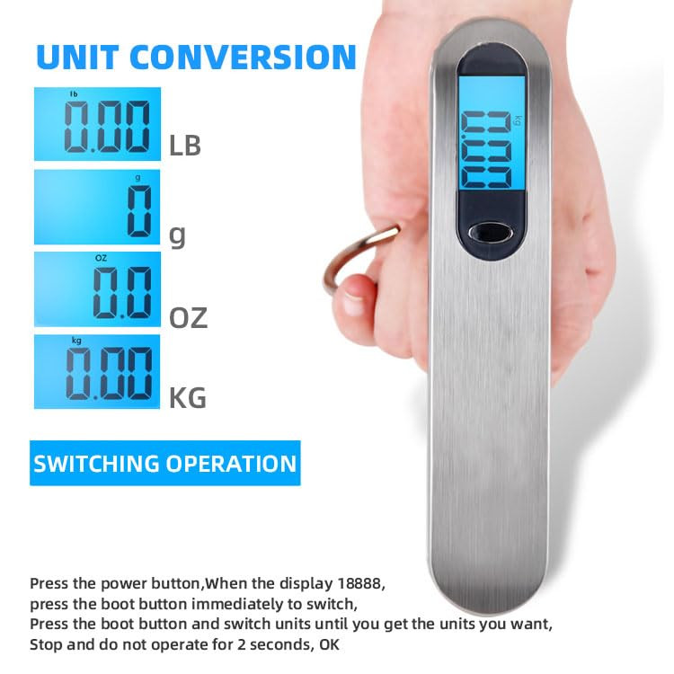 Kuber Industries Portable Weighing Scale For Luggage, Suitcase Capicity 