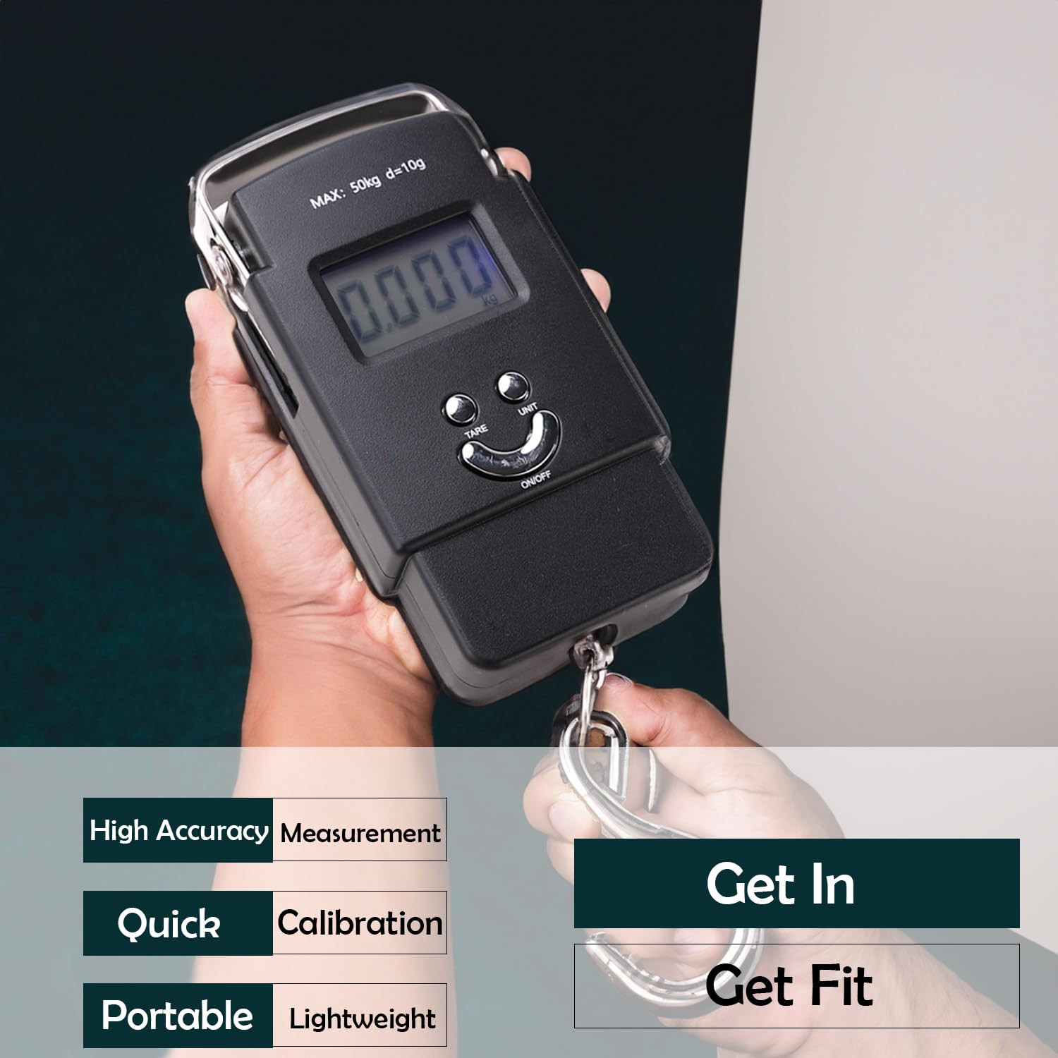 Kuber Industries Portable Weighing Scale For Luggage, Suitcase Capicity 