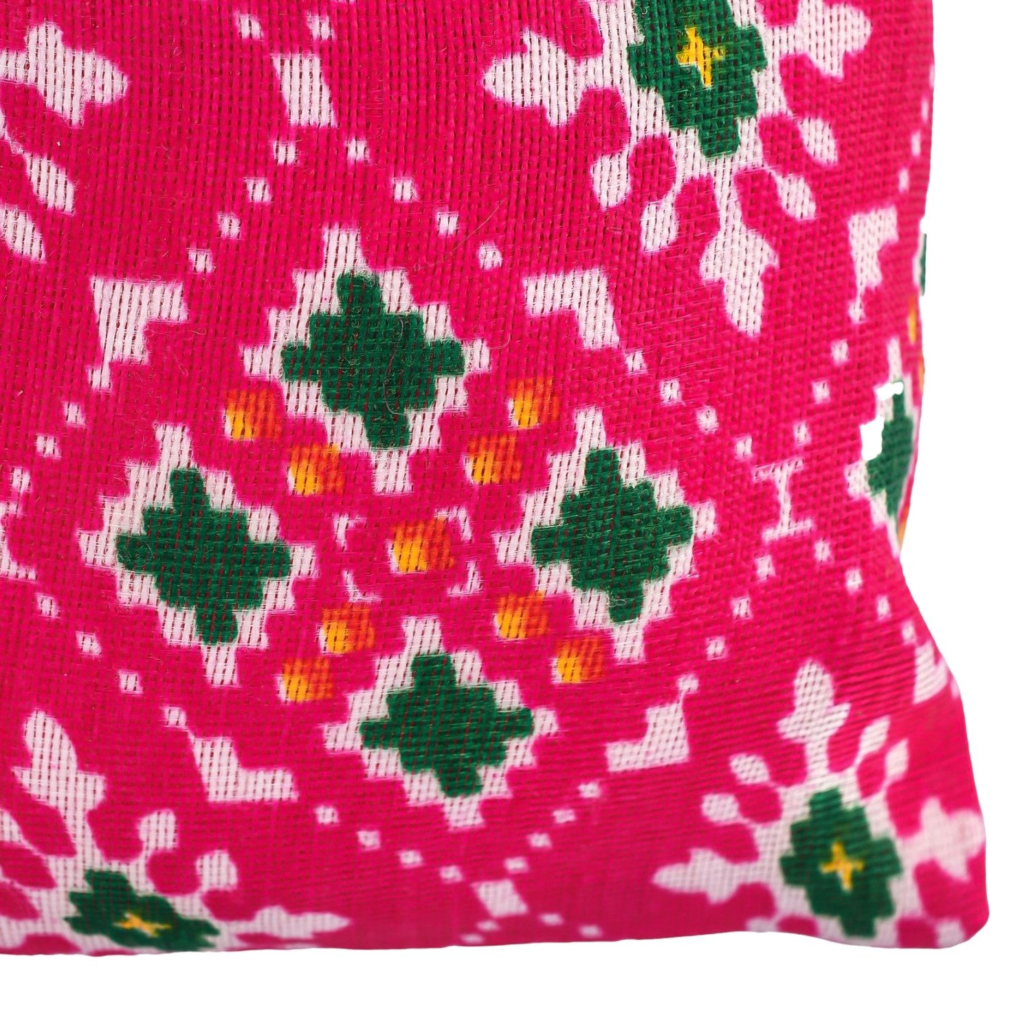 Kuber Industries Potli | Silk Wedding Potli | Drawstring Closure Potli | Wallet Potli | Christmas Gift Potli | Baby Shower Potli | Small-Patola-Print Potli | 5x7 Inch |Rani