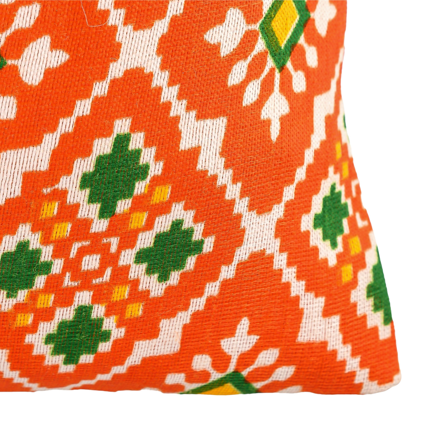 Kuber Industries Potli | Silk Wedding Potli | Drawstring Closure Potli | Wallet Potli | Christmas Gift Potli | Baby Shower Potli | Small-Patola-Print Potli | 5x7 Inch |Orange