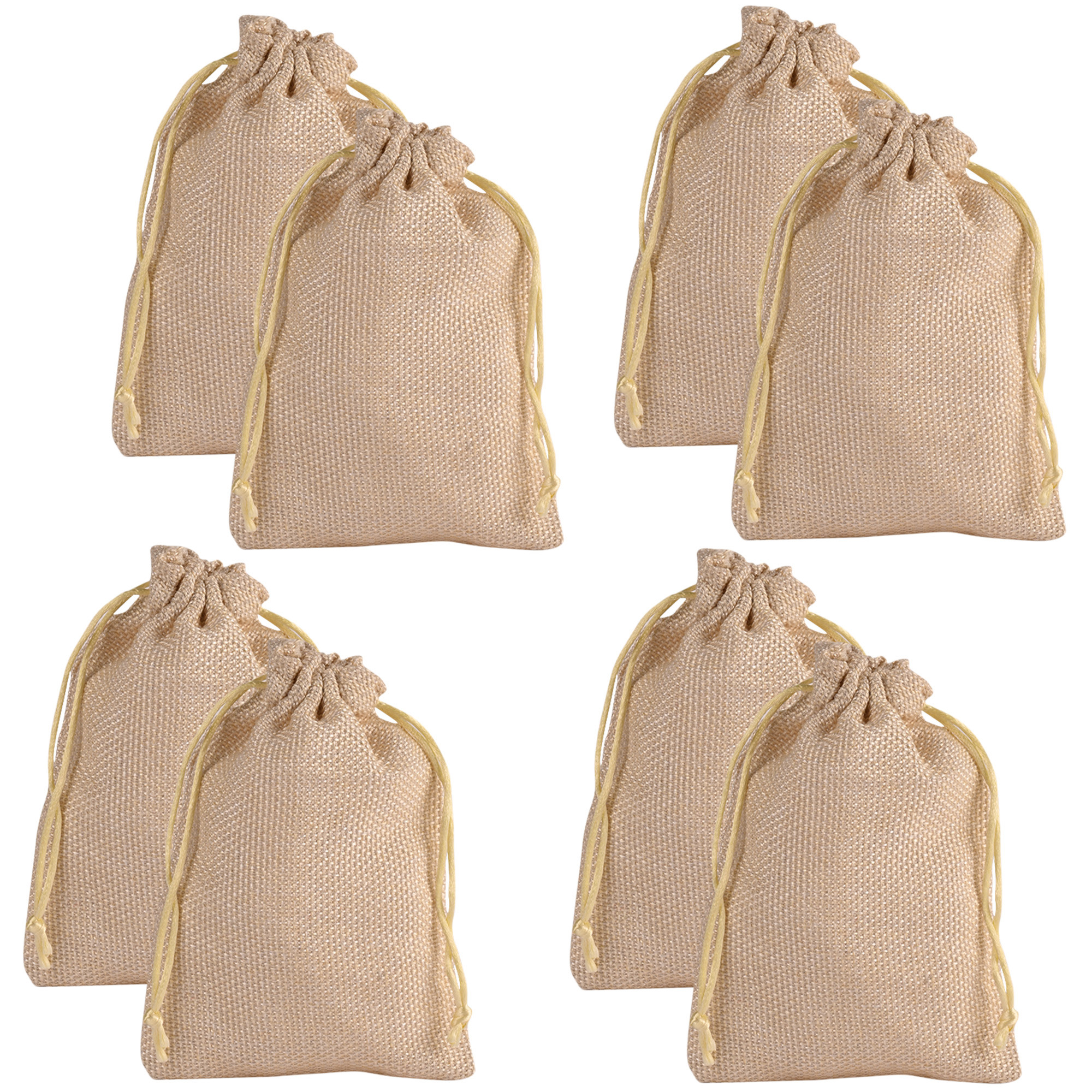 Kuber Industries Potli  Wedding Potli  Drawstring Closure Potli  Wallet Potli  Christmas Gift Potli  Baby Shower Potli  Traditional Shagun Potli  9x12 Inch  Large Golden