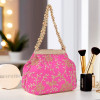Potli Bags for Ladies & Girls | Women Shagun Pouches for Festive Seasons | Batwa Bag Bridal Purse | Moti & Embroidery- Pink