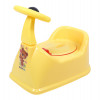 Kuber Industries Potty Toilet Trainer Seat | Plastic Potty Training Seat | Baby Potty Seat | Potty Seat For Child | Potty Training Seat for Kids | Steering Design | Yellow
