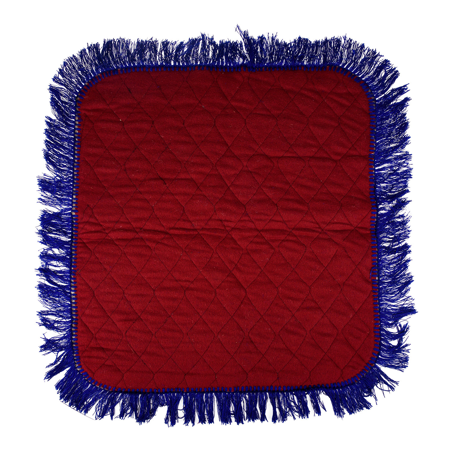 Kuber Industries Prayer Mat | Velvet Aasan Mat | Meditation Prayer Pooja Carpet Mat | Aasan Mat for Pooja | Self Pooja Prayer Mat | Traditional Aasan Prayer Mat | Blue