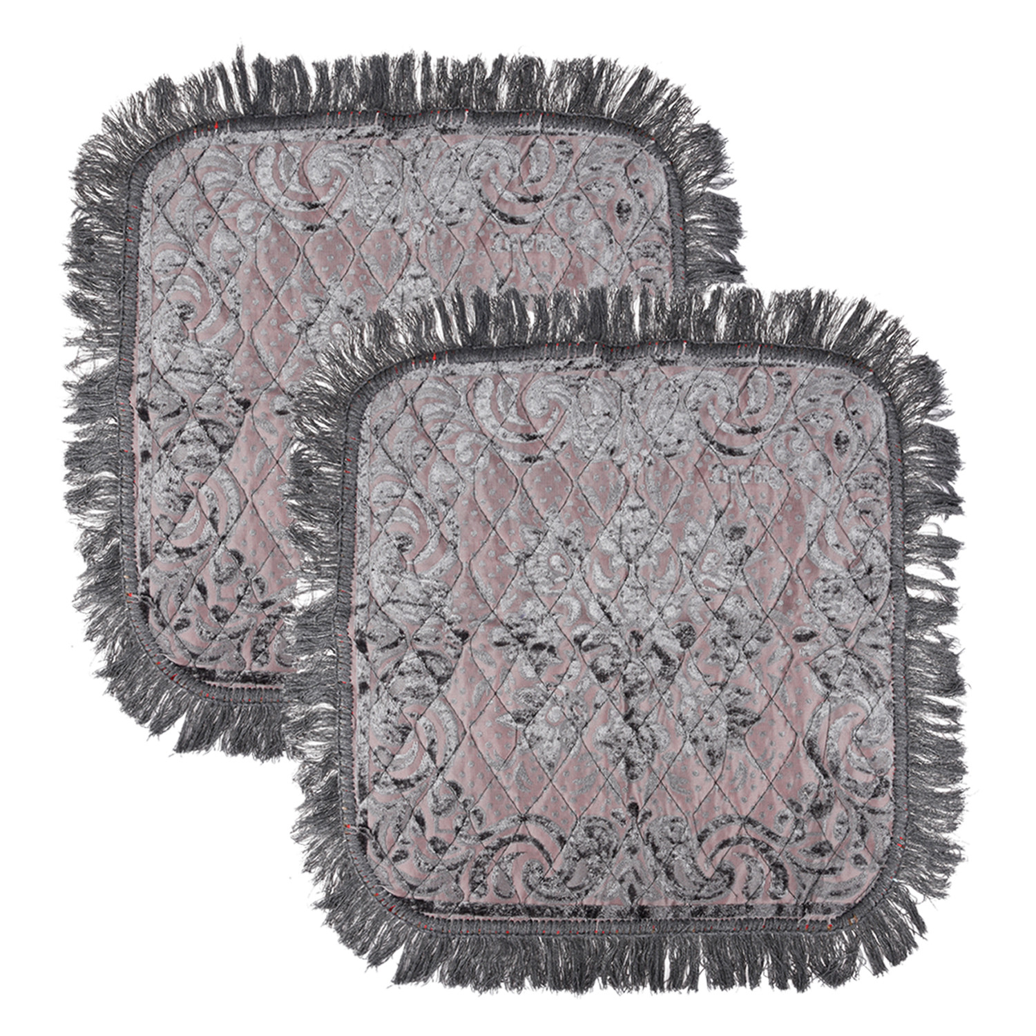 Kuber Industries Prayer Mat | Velvet Aasan Mat | Meditation Prayer Pooja Carpet Mat | Aasan Mat for Pooja | Self Pooja Prayer Mat | Traditional Aasan Prayer Mat | Gray
