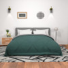 Premium 90x100 Inch Reversible Supersoft Blanket for Heavy Winter | 300 GSM King Size Comforter &amp; Garam Kambal for Home | Quilted Razai/Double Bed Blankets for Winter | Teal &amp; Beige
