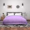 Premium 90x100 Inch Reversible Supersoft Blanket for Heavy Winter | 300 GSM King Size Comforter & Garam Kambal for Home | Quilted Razai/Double Bed Blankets for Winter | Lavender & Cream