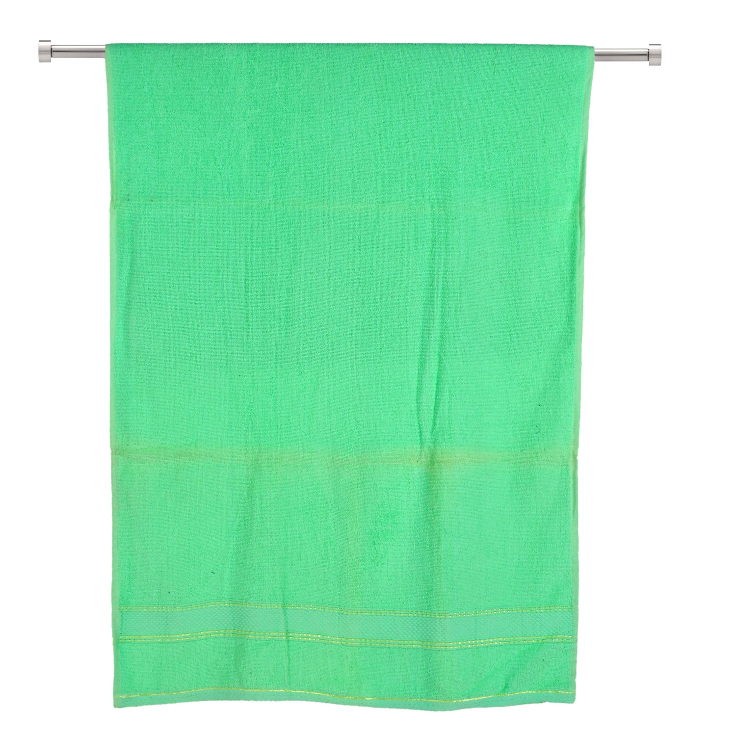 Kuber Industries Premium Design Luxurious, Soft Cotton Bath Towel With Check Border, 30