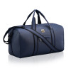 Premium Leather Duffle Bags for Travel for Women & Men | Spacious Cabin Bag with Detachable Shoulder Strap | Water Resistant Luggage Bag for Travelling & Tour | Navy Blue