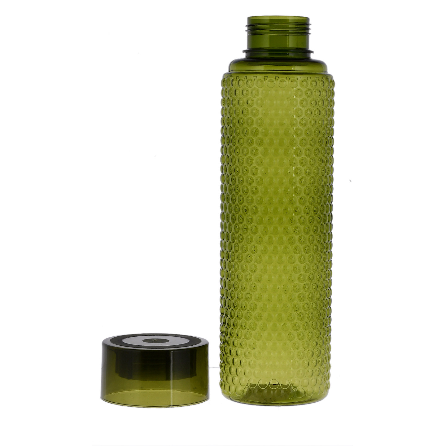Kuber Industries Premium Quality Plastic Bubble Pattern Spill-Proof Water Storage Fridge Bottle Set,1000 ML (Multi)-KUBMART3320