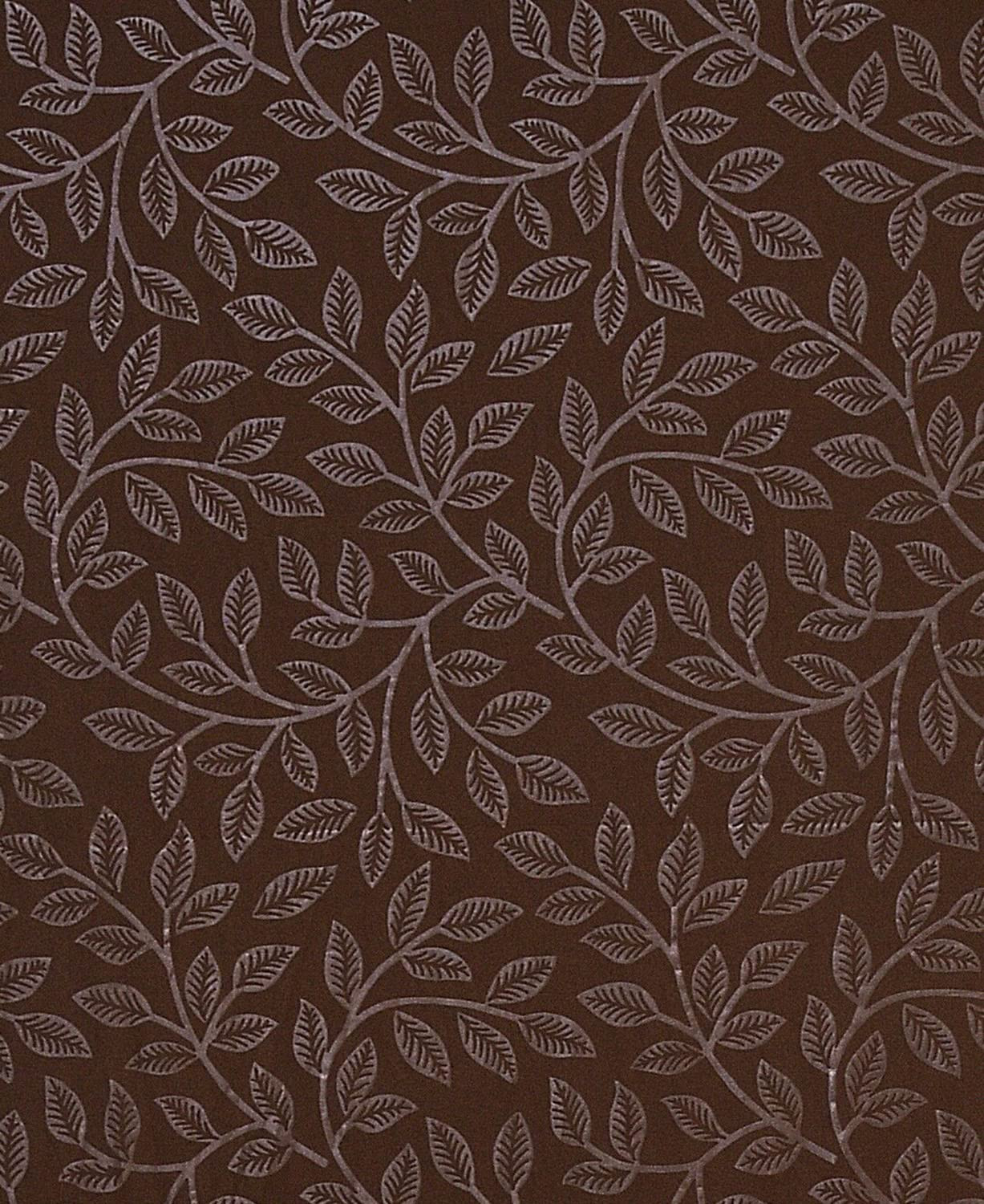 Kuber Industries Premium Two-Seater Comfort Sofa Cover|Polyester Leaf Print Couch Cover|Stretchy Sofa Slipcovers With Foam Sticks (Brown)