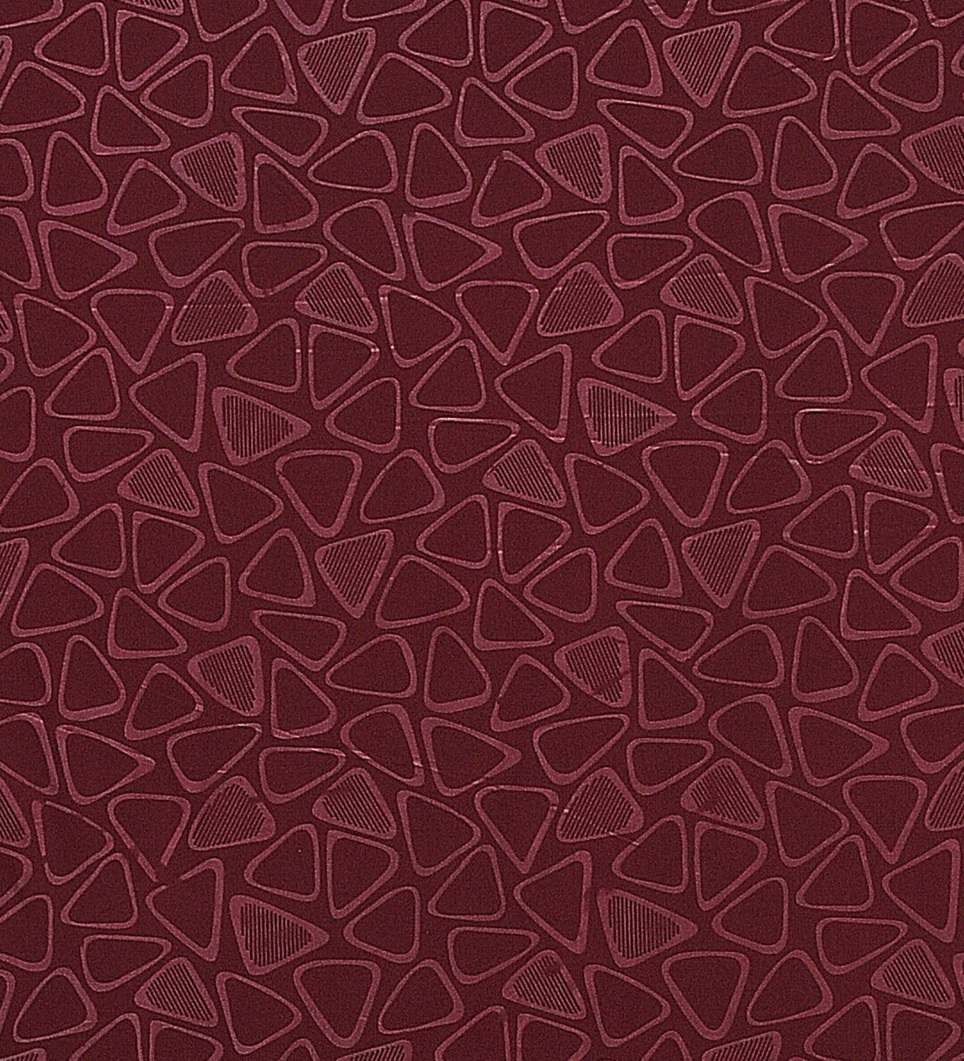Kuber Industries Premium Two-Seater Comfort Sofa Cover|Triangle Design Polyester Couch Cover|Stretchy Sofa Slipcovers With Foam Sticks (Maroon)