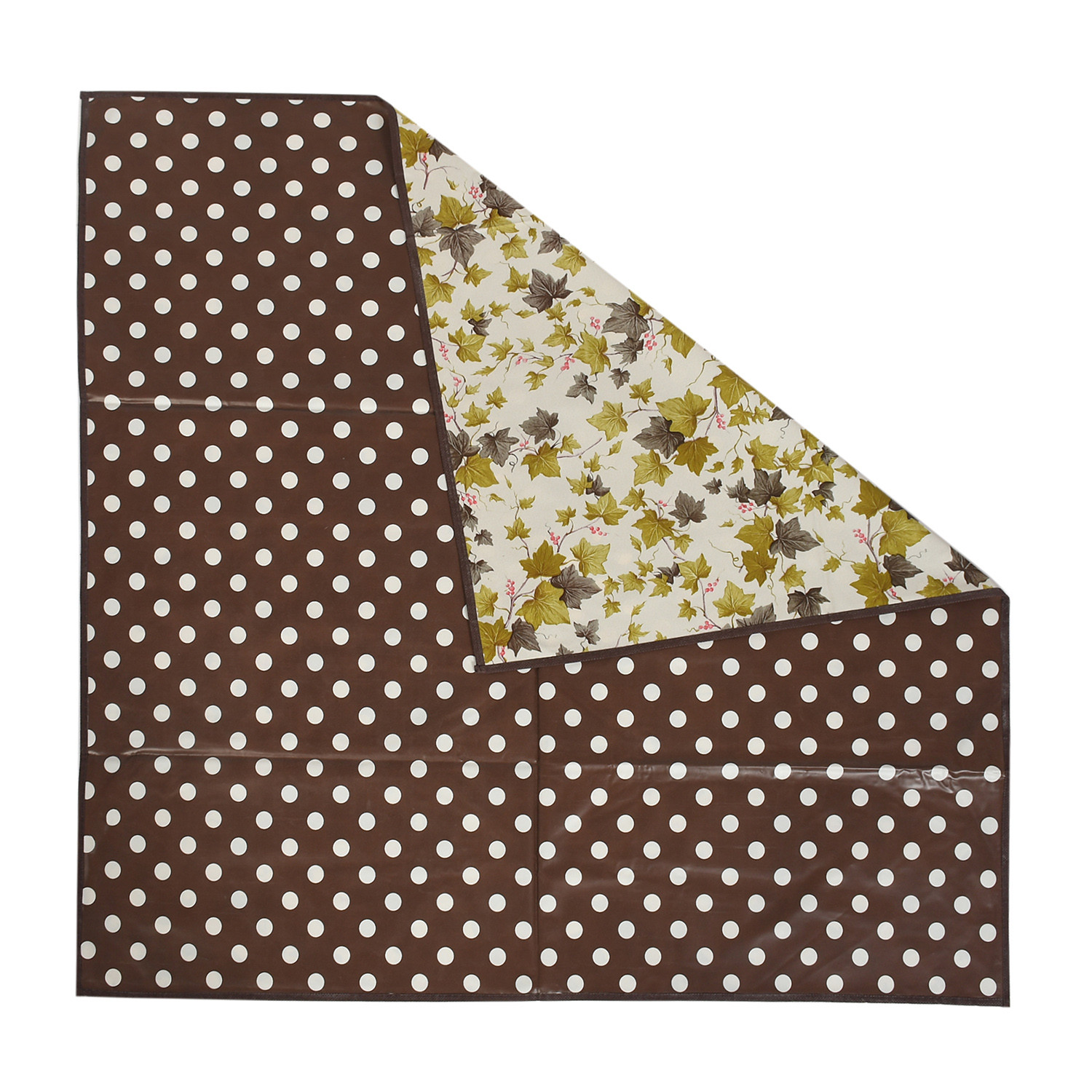 Kuber Industries PVC Dot Print Both Sided Bed Server Food Mat, Bedsheet Protector For Home 36