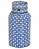 Kuber Industries PVC Dot Print Waterproof and Dustproof Cylinder Cover For Home &amp; Kitchen (Blue)
