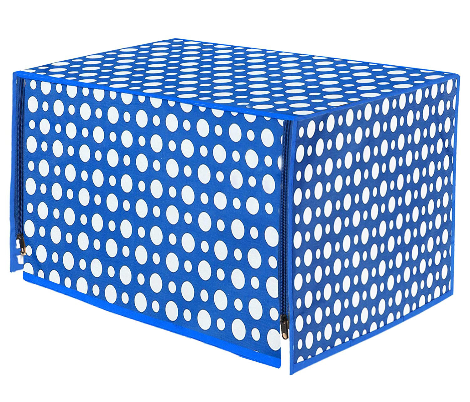 Kuber Industries PVC Dot Printed Microwave Oven Cover,30 Ltr. (Blue)-HS43KUBMART26023