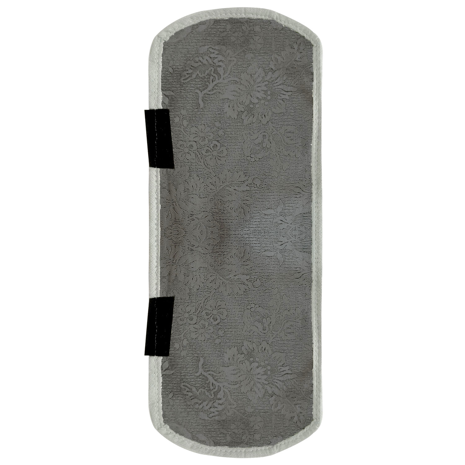 Kuber Industries PVC Floral Print Fridge Handle Cover/Refrigerator Handle Cover For Home & Kitchen Pack Of 2 (Silver)