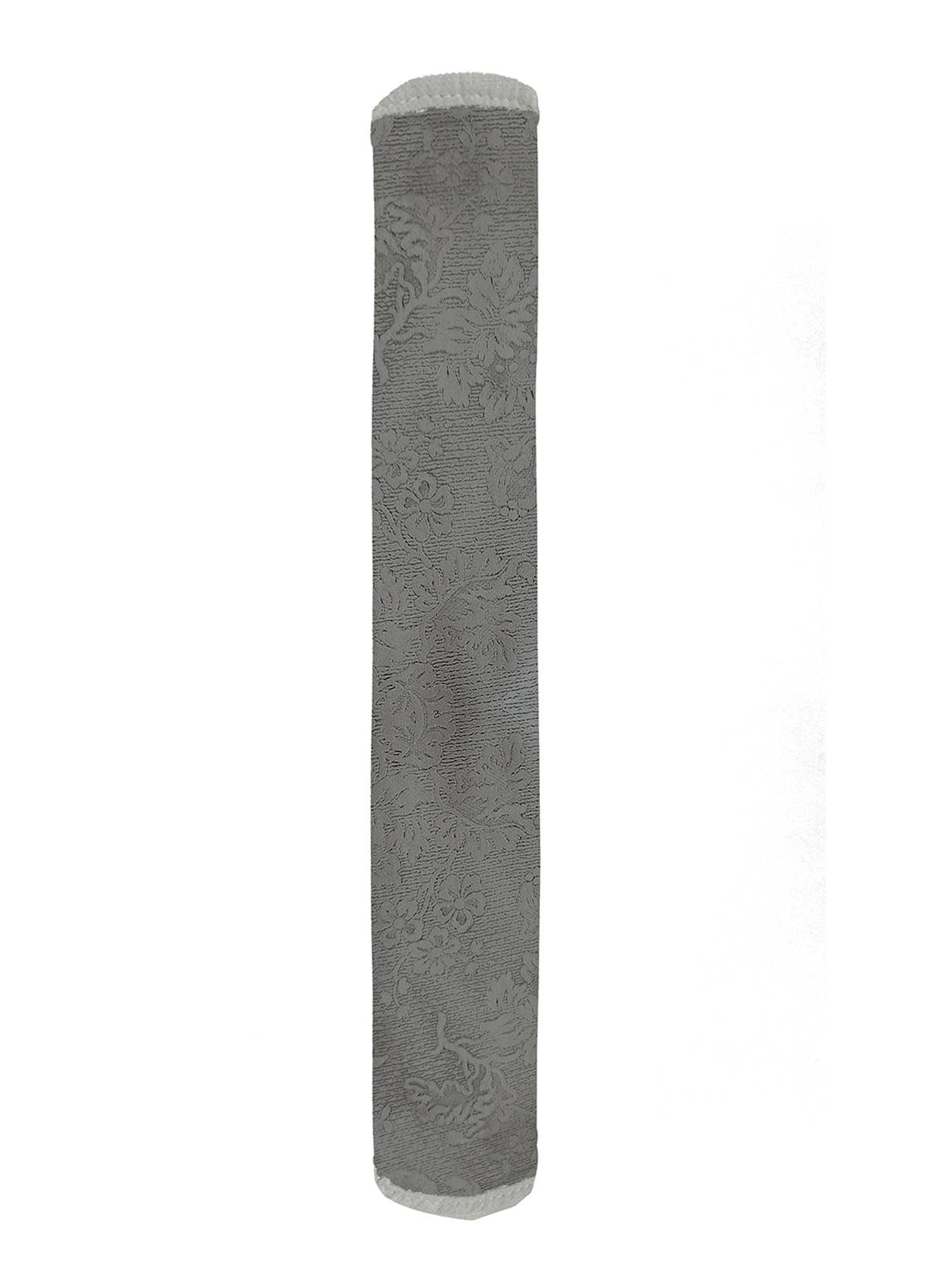 Kuber Industries PVC Floral Print Fridge Handle Cover/Refrigerator Handle Cover For Home & Kitchen Pack Of 2 (Silver)
