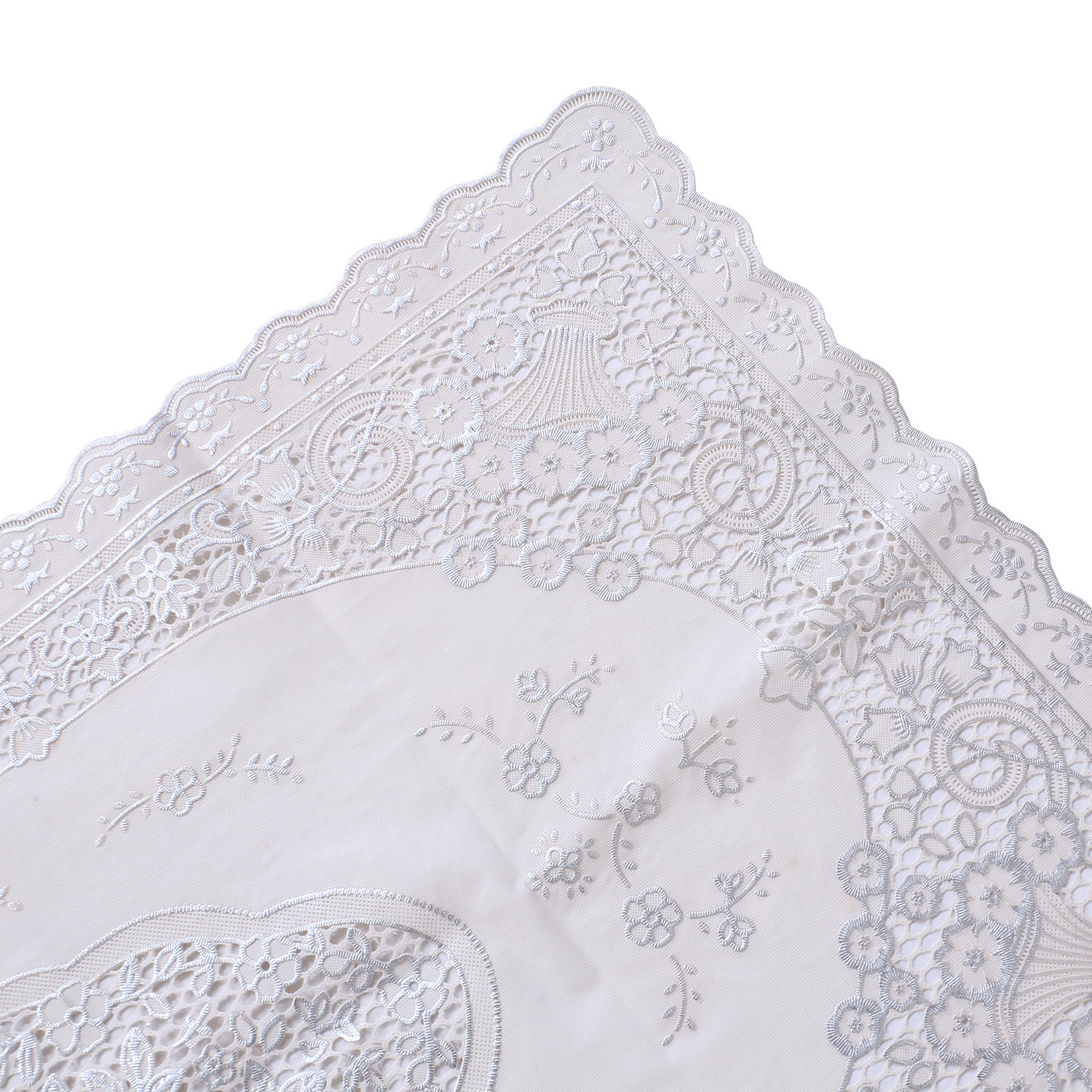 Kuber Industries PVC Floral Print Table Runner For Living, Dinning, Office, Kitchen & Wedding 33