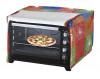 Kuber Industries PVC Flower Printed Microwave Oven Cover,25 Ltr. (Multicolor)-HS43KUBMART25949