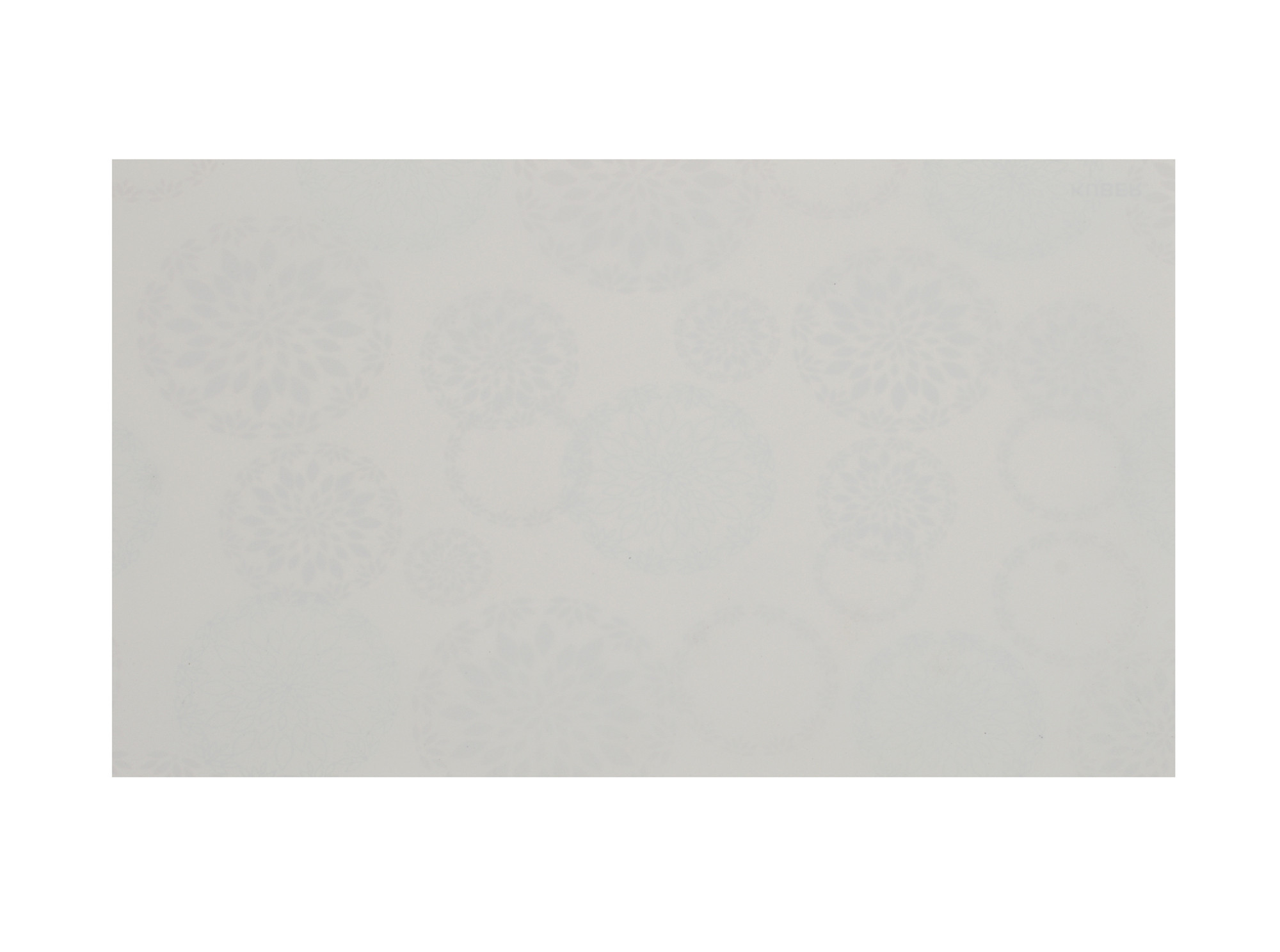 Kuber Industries PVC Fridge Multipurpose Mat, Set of 6, Rangoli,White