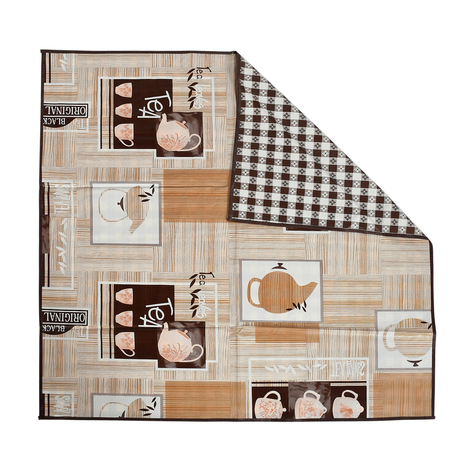 Kuber Industries PVC Kattle print Both Sided Bed Server Food Mat, Bedsheet Protector For Home 36