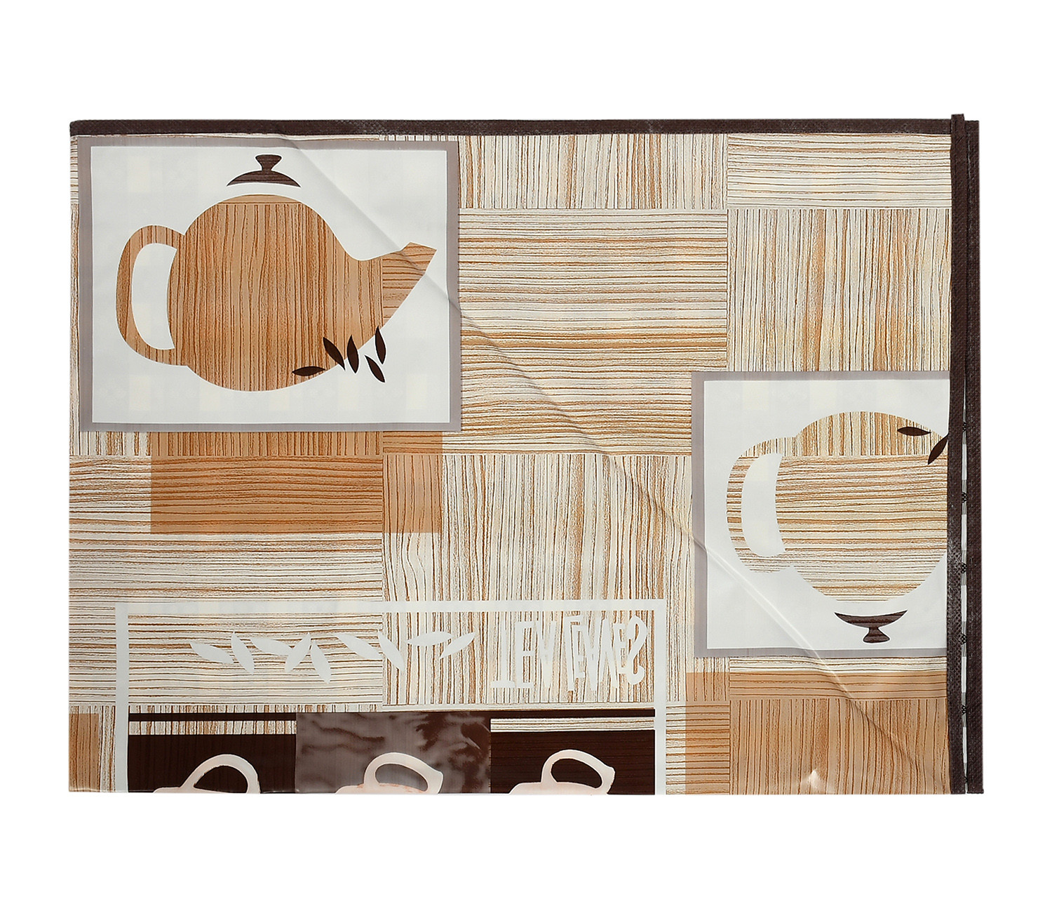 Kuber Industries PVC Kattle print Both Sided Bed Server Food Mat, Bedsheet Protector For Home 36