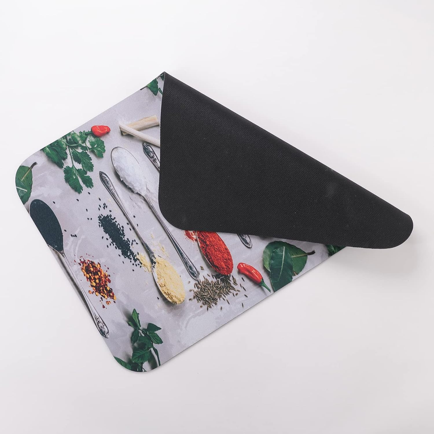 Kuber Industries PVC Kitchen Floor Mat|Anti-Skid Backing|Mats for Kitchen Floor |Easily Washable|Idol for Home, Kitchen Entrance| CF-220817 | Multi