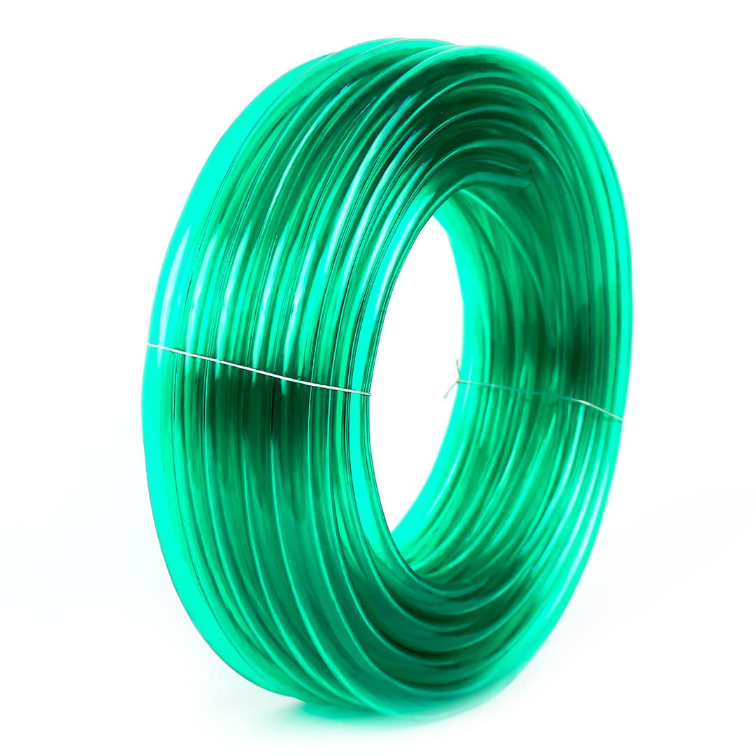 Kuber Industries PVC Water Pipe 15 Meter | Multi-Utility Water Pipe for Garden, Car Cleaning & Pet Cleaning | Durable, Light Weight, & Flexible Hose Pipe for Gardening | Green |