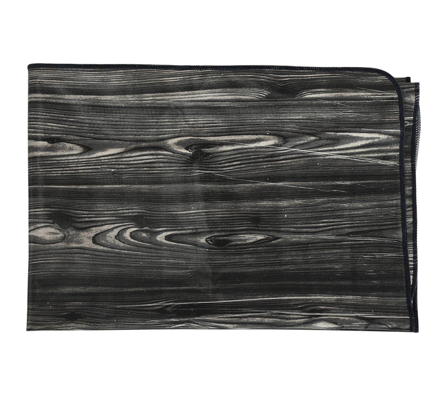 Kuber Industries PVC Wooden Print Both Sided Bed Server Food Mat, Bedsheet Protector For Home 36