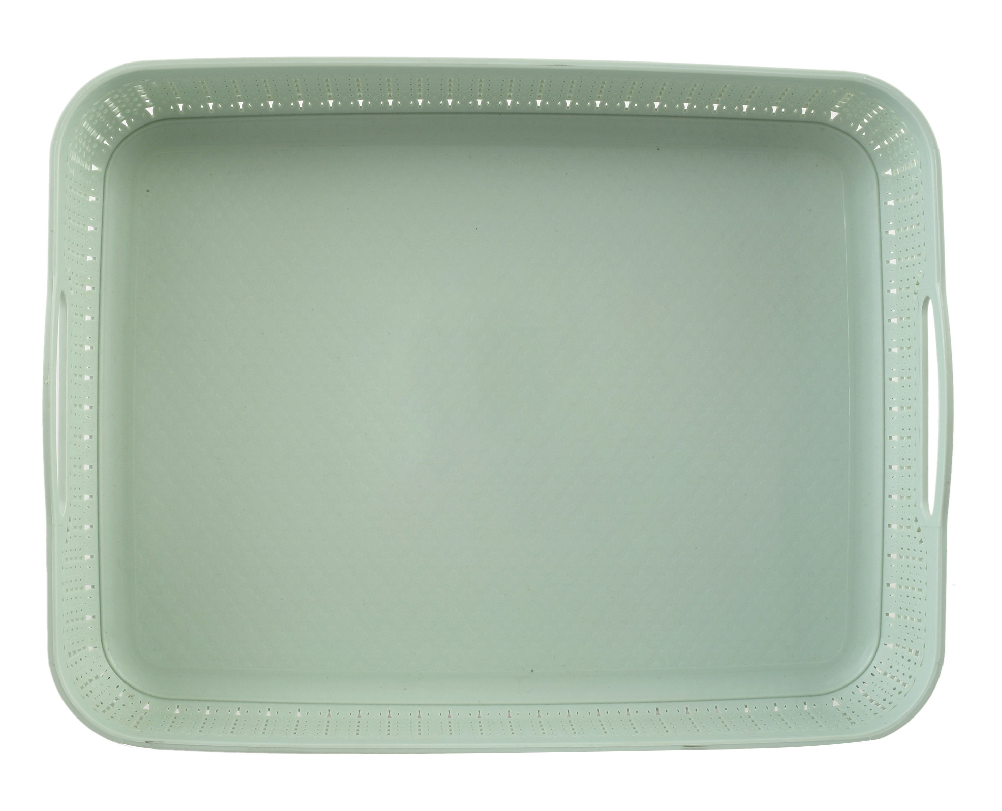 Kuber Industries Q-3 Unbreakable Plastic Multipurpose Small Size Flexible Storage Baskets/Fruit Vegetable Bathroom Stationary Home Basket with Handles,Multi