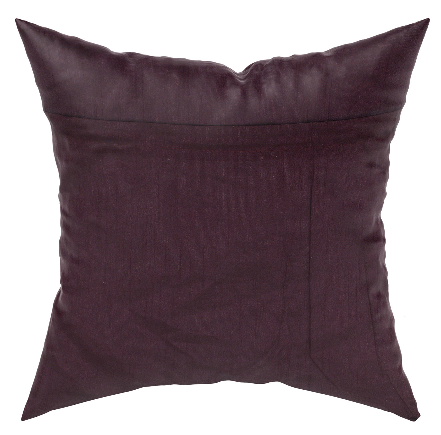 Kuber Industries Rangoli Print Soft Decorative Square Cushion Cover, Cushion Case For Sofa Couch Bed 16x16 Inch-(Purple)