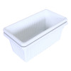 Kuber Industries Rectangular Jupiter Plastic Window Pot|Flower Planter for Home &amp; Balcony,Garden 14 Inches(White)