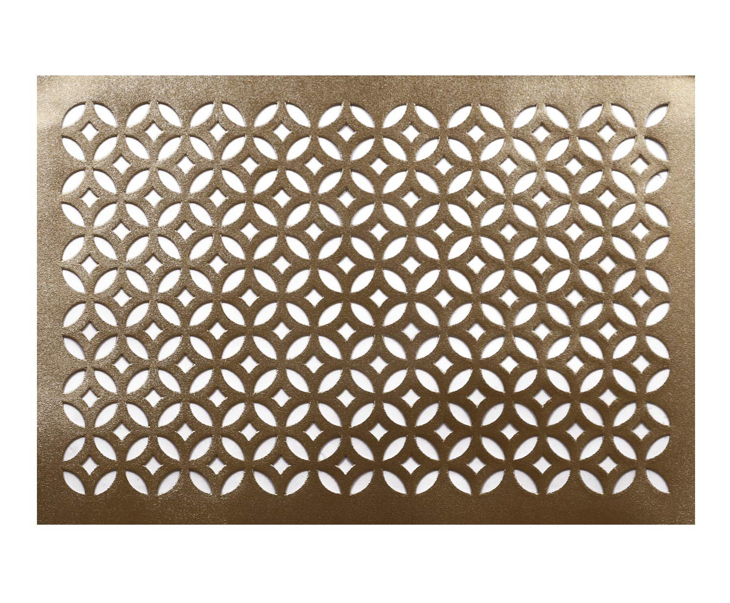 Kuber Industries Rectangular Soft Leather Table Placemats, Set of 4 (Gold)