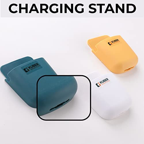 Kuber Industries Remote & Phone Holder|Wall Mounted Mobile Holder|Premium PP Build|Easy Installation|Multipurpose Wall Stand For Phone, Remote, Brush, & Other Accessories|Pack of 3|E5397Iv8I|Multicolor