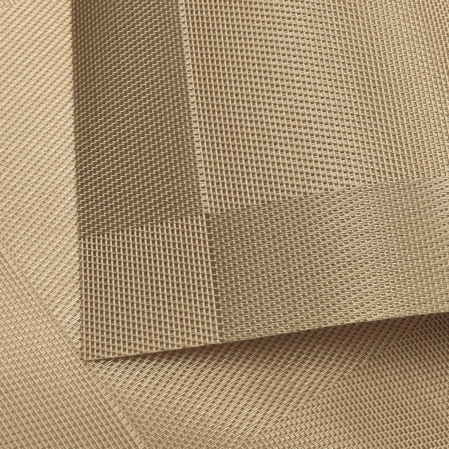Kuber Industries Reversible Non-Slip Wipe Clean Heat Resistant PVC Placemats for Dining Table,(Light Brown)
