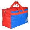 Kuber Industries Rexine Foldable Travel Duffle Bag, Storage Bag, Wardrobe organizer For Traveling (Blue) 54KM4218